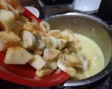 A picture of step 3 of Fruit Custard.