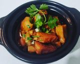 Hình bước làm 5 của món Thịt heo kho củ sen
