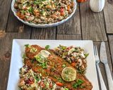 Quinoa bean salad with backed Bacsa fillet fish! রেসিপির ধাপ 5 ছবি