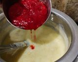 A picture of step 3 of Strawberry Ice cream.