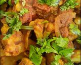 A picture of step 1 of Gobi Masala.
