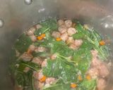 A picture of step 9 of Italian Wedding Soup.
