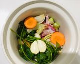 Foto langkah ke 4 dari resep Bone broth (kaldu tulang dan ceker) Slow cooker.