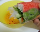 Gambar langkah 6 resipi Vietnam Roll.