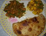 A picture of step 9 of Gajar or matar ki sabji.