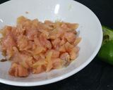 A picture of step 2 of Smoked salmon tartar - celebration starter.