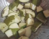 Raw mango khatti mithi sabji recipe step 2 photo