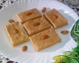 A picture of step 1 of Gujarati traditional sweet sukhdi.