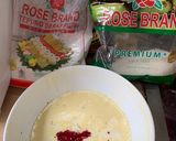 Foto langkah ke 6 dari resep Red Velvet tanpa Terigu (No Mixer, bisa Oven/Kukus).