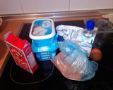 Foto del paso 1 de la receta: Mugcake de arándanos en microondas light