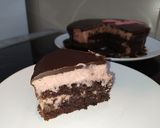 Φωτογραφία βήματος 10 της συνταγής Chocolate Raspberry Mousse Cake!