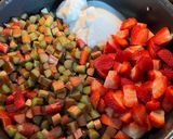 A picture of step 1 of Strawberry Rhubarb Sauce.