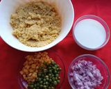 A picture of step 1 of Sweet Potato Mukimo.