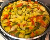 Foto del paso 4 de la receta: Arroz con corazón de alcauciles y vegetales ! Un mix de proteínas 💖