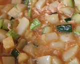 Foto del paso 3 de la receta: Tortilla de papas, calabacín y salmón