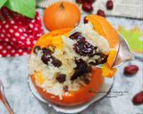 Foto langkah ke 6 dari resep Golden Pumpkin with Raisin Sticky Rice.