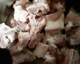 Hình bước làm 1 của món Canh sườn nấu rau củ
