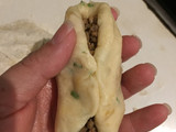 Bolinho de mandioca recheada (Bollitos de mandioca rellena)