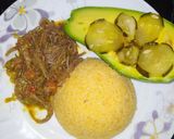 Foto del paso 3 de la receta: 🍖Carne desmechada y 🥒pepinos agridulces