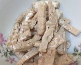 Foto langkah ke 3 dari resep Tumis pare teri dan tempe.