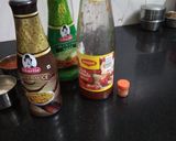 A picture of step 4 of Dry Manchurian.