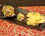 A picture of step 4 of Kiwi And Peanut Salsa.