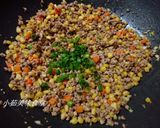 玉米炒肉末的食譜步驟3照片