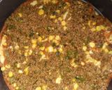 A picture of step 6 of Homemade mince pizza #charityrecipe #4weekschallenge.