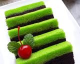 Foto langkah ke 7 dari resep Brownies Pandan Cokelat.