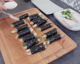 迷你紫菜飯捲Mini Kimbap的食譜步驟4照片