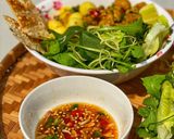 A picture of step 1 of Mi Quang with Chicken and Quail Eggs.