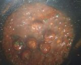 A picture of step 8 of Vegetables fried rice with Manchurian.