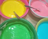 Foto langkah ke 6 dari resep Rainbow cake kukus putih telur.