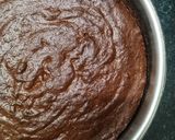 A picture of step 3 of Oreo chocolate cake.