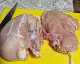 Foto del paso 1 de la receta: Pechuga de pollo bañada en salsa de naranja