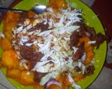 A picture of step 6 of Yam pottage.