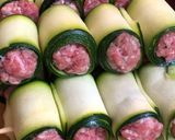 Hình bước làm 3 của món [Grill idea] Bí ngòi cuộn thịt