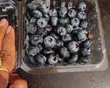A picture of step 1 of Energy drink after gym Blueberry smmothy.