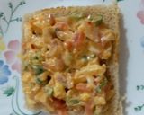 A picture of step 5 of Grilled Cheese Sandwich with Egg & Vegetables.