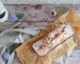 Une image de l'étape 5 de Cake au mascarponne et aux myrtilles.