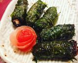 Hình bước làm 5 của món Chả cuốn lá tía tô