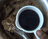 A picture of step 5 of Easy Eggless whole wheat chocolate cake.