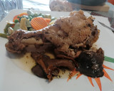 Foto del paso 2 de la receta: 178Muslos de pavo con setas y patatas al horno / olla GM deluxe