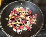 Foto del paso 3 de la receta: Menestra de verduras con patatas fritas y queso