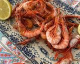 Foto del paso 3 de la receta: Gamba roja plancha