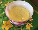 Une image de l'étape 7 de Sauce salade au fromage, ail mariné et vinaigre de malt.