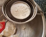 A picture of step 2 of Jim jam cookies.