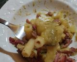 Foto del passaggio 7 della ricetta Ziti spezzati alla crema d'orto e pancetta tesa