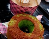 Foto langkah ke 9 dari resep Keto Chiffon Cake Pandan Sugar & Gluten Free.