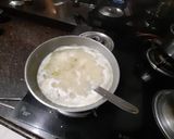 A picture of step 3 of Farali upma (Navratri special) for fasting.